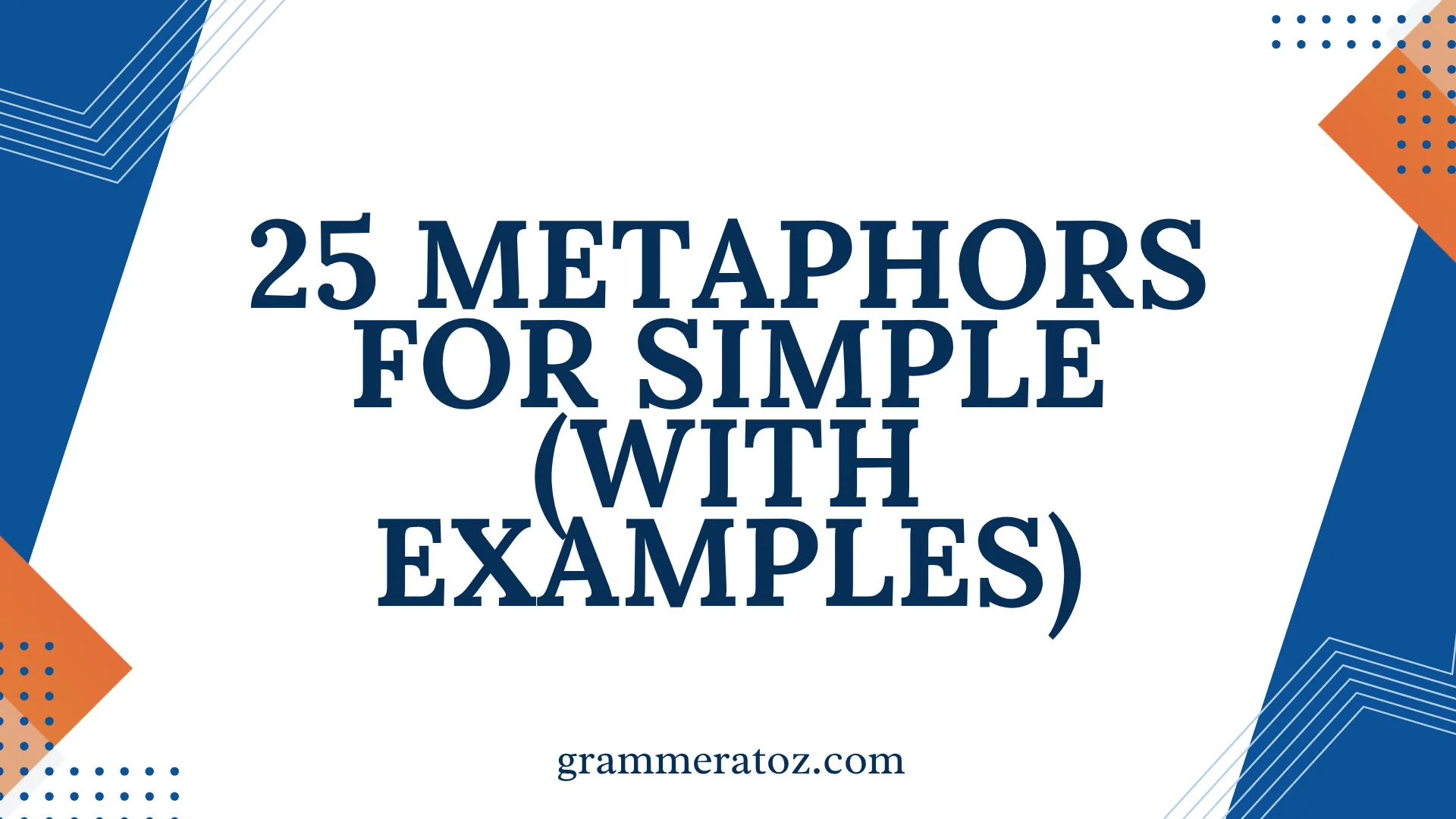 Metaphors for Simple
