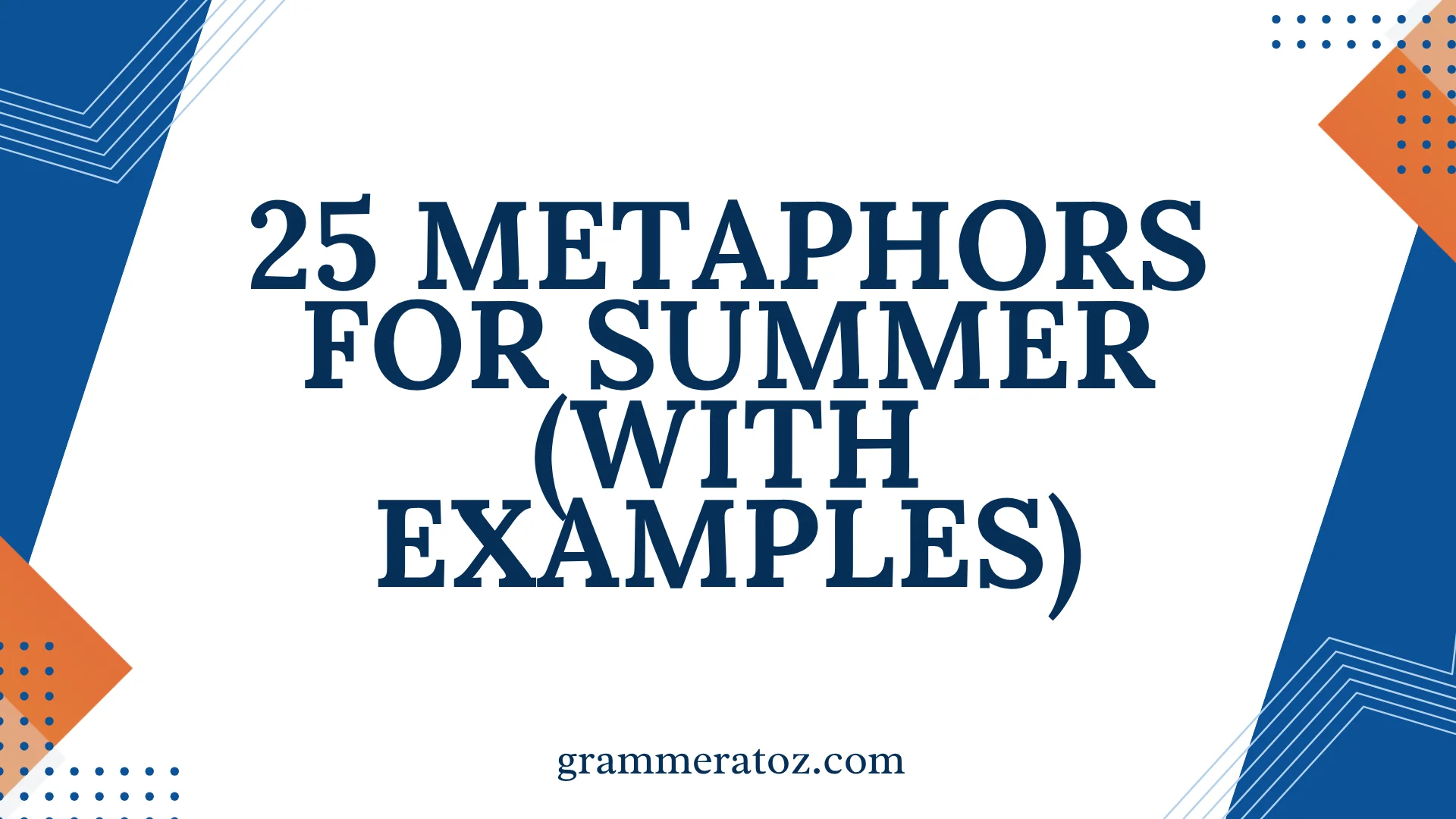 Metaphors for Summer